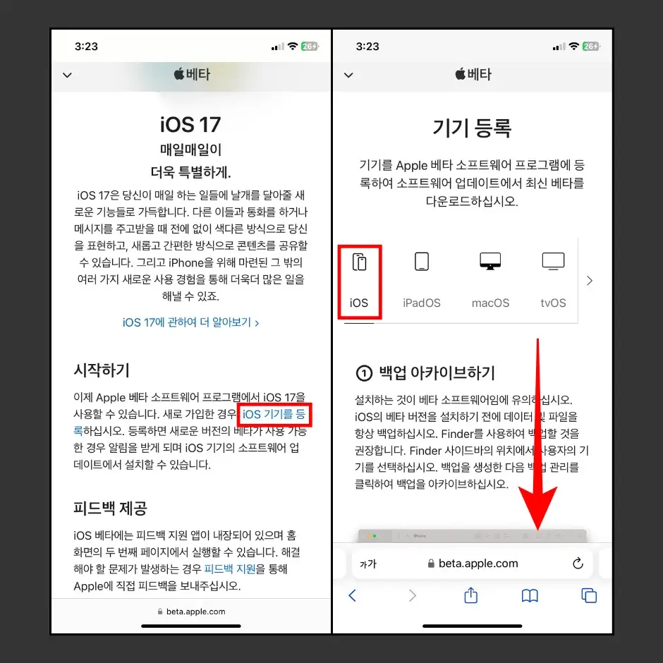 iOS 18 베타 버전 사전 설치 방법 4