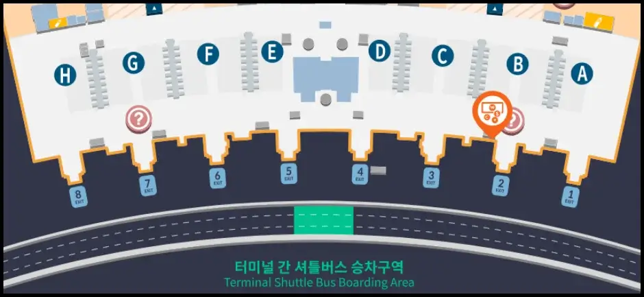 제2여객터미널 국민은행 인터넷 환전 수령 장소 2