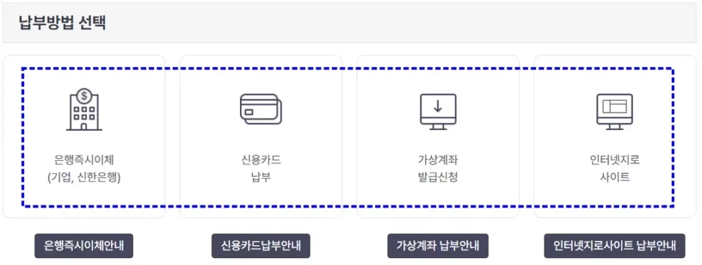 미납 건강보험료 납부 방법 3