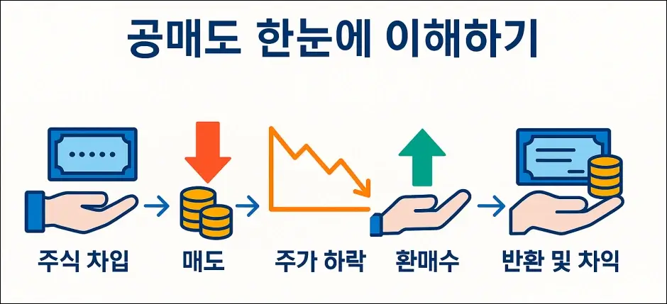공매도 이미지로 이해하기
