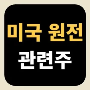 미국 원전 관련주