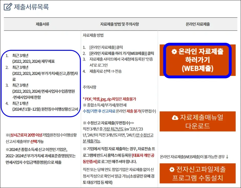 중소기업확인서 온라인 발급 방법 3