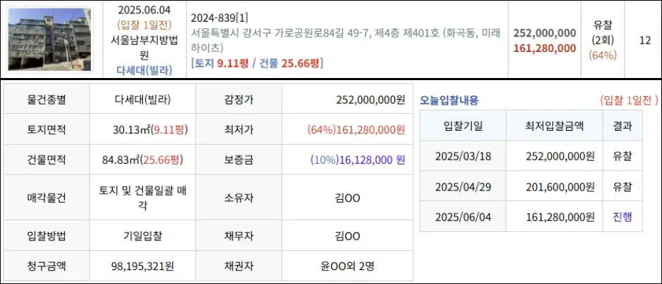 빌라 시세 조회 방법(다세대 주택 시세)