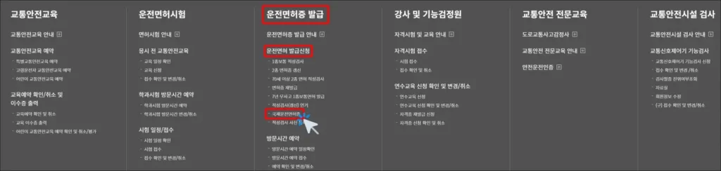 국제운전면허증 준비물 및 발급 신청 방법