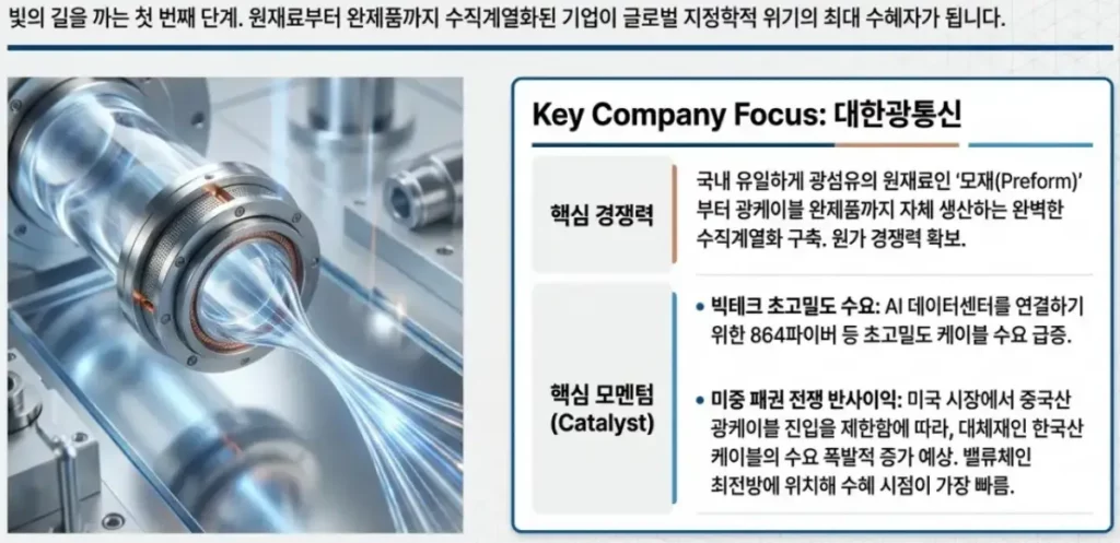 광통신 관련주 TOP 9 광통신 관련주 - 대한광통신