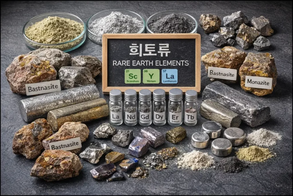희토류 관련주 TOP 8 희토류