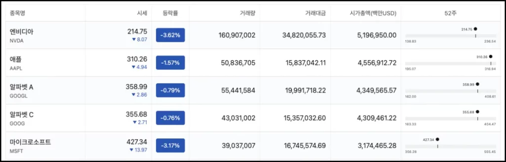 삼성전자 파격적인 목표가 85만 원을 제시한 이유(85만 전자) 미국주식 시가총액 상위 5개 종목